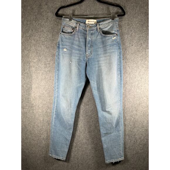 Reformation Jeans Women 27 Blue Medium Wash High Rise‎ Denim Stretch Skinny - Picture 1 of 12